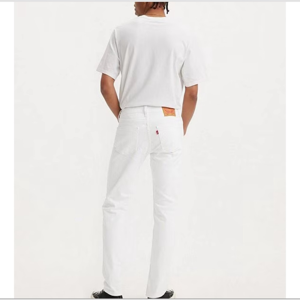 Levi's 511 Men's 34 Waist Slim White Jeans - Picture 2 of 15